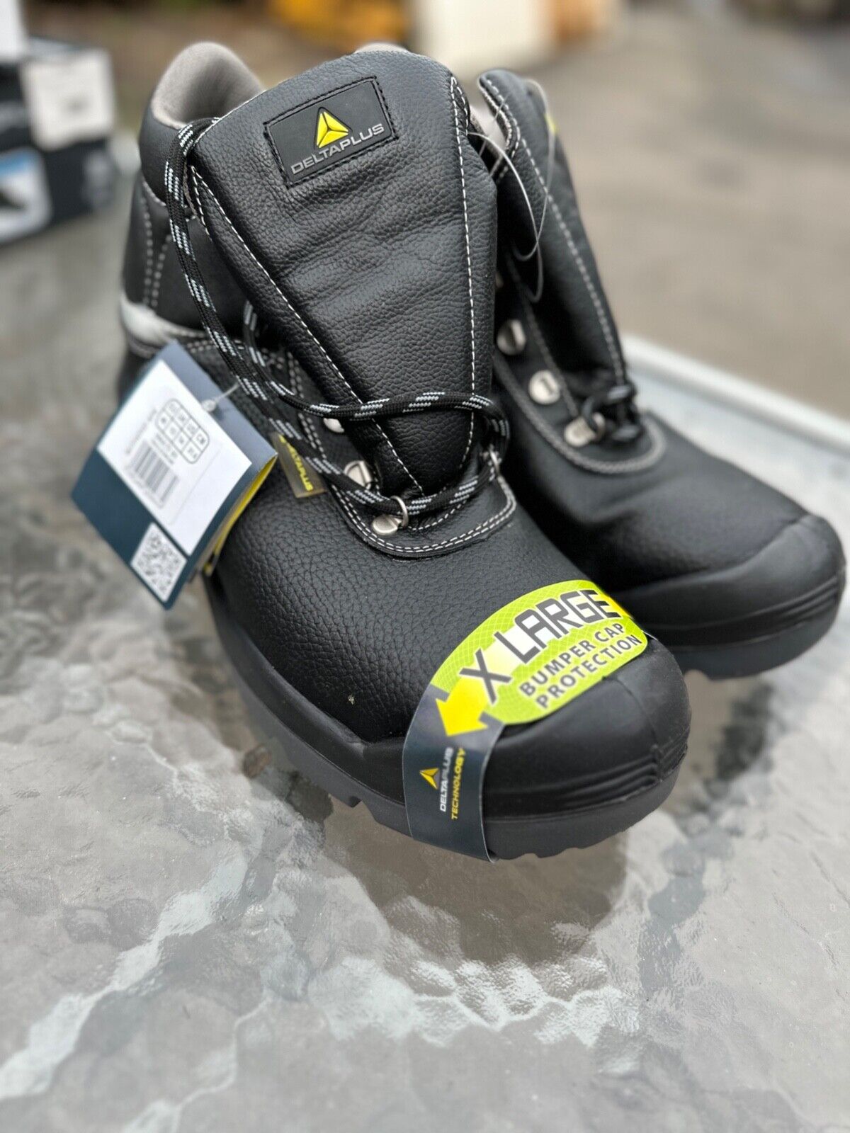 DELTAPLUS SAFETY WORK BOOT XL STEEL TOE CAP LEATHER WATER RESIST S3 SIZE UK 13