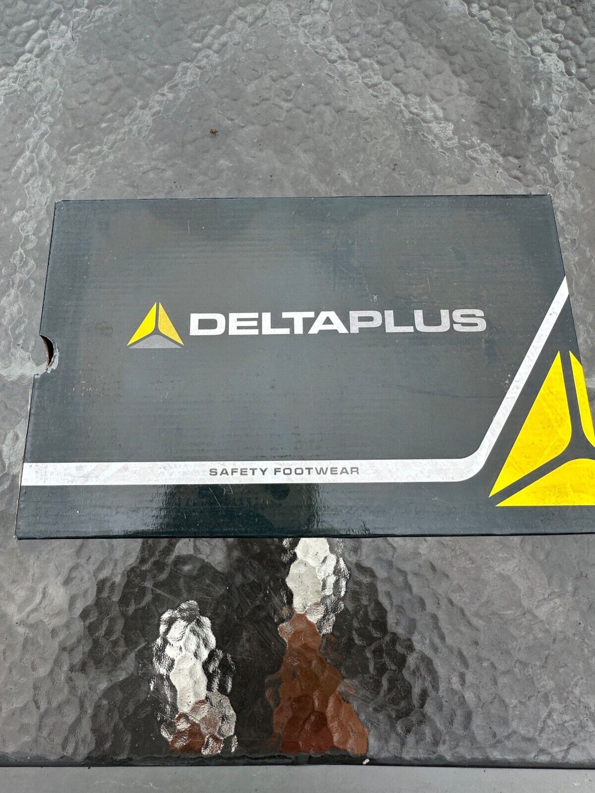DELTAPLUS SAFETY WORK BOOTS STEEL TOE CAP LEATHER WATER RESISTANT S3 SIZE UK 8