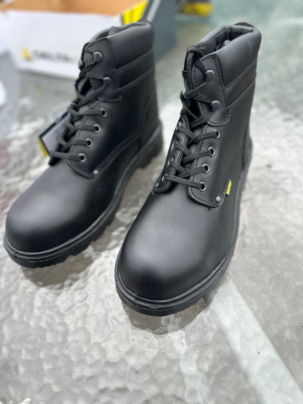 DELTAPLUS SAFETY WORK BOOT COMPOSITE TOE CAP LEATHER WATER RESIST S3 SIZE UK 12