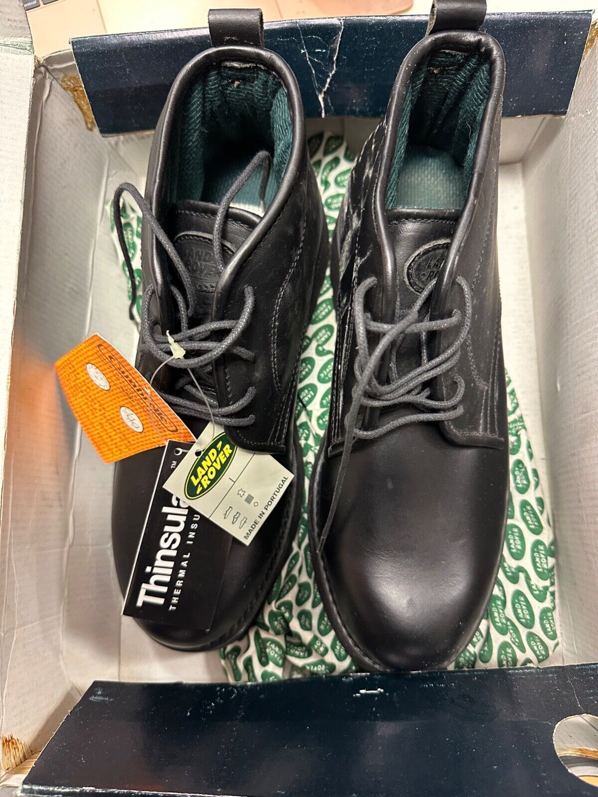 LANDROVER SAFETY SHOES SIZE 6 BRAND NEW NEVER WORN BLACK LACE UPS LEATHER