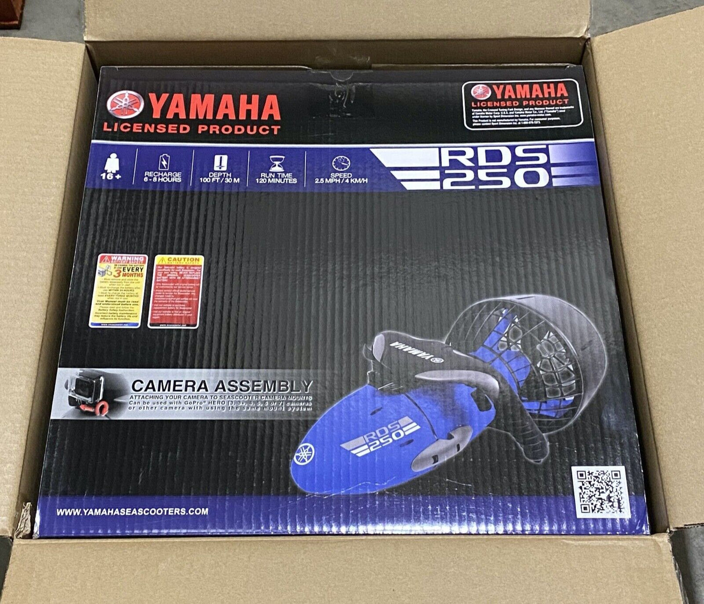 YAMAHA RDS 250 SEASCOOTER BLUE BNIB WATERSPORTS JETSKI BOAT