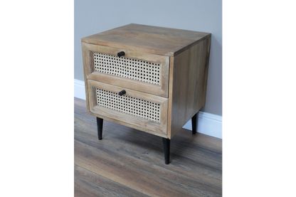 Rattan Bedside Cabinet