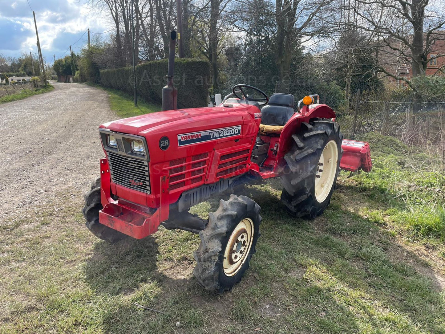 YANMAR YM2820D 28HP 4WD COMPACT TRACTOR WITH YANMAR RSC1600 ROTAVATOR