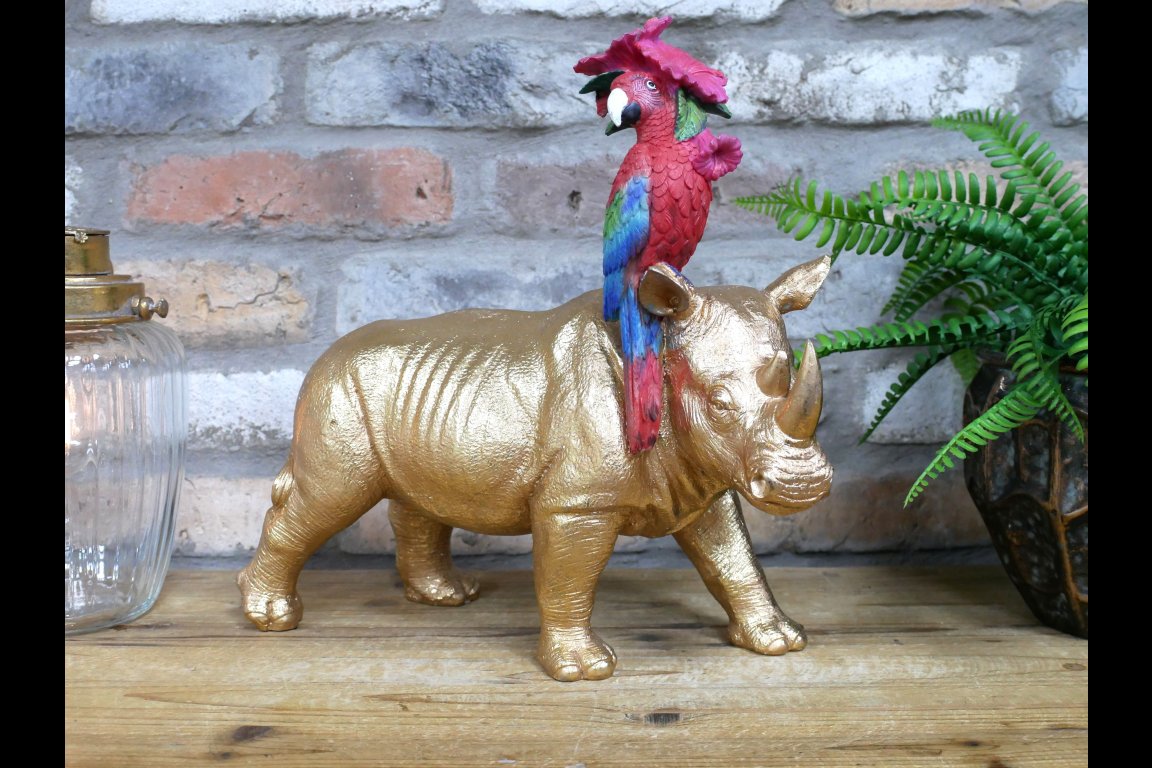 Rhino & Parrot