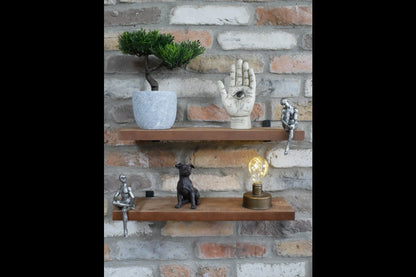 Set Of 2 Shelves with Shelf Sitter