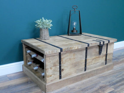 Trunk With Wine Bottle Storage