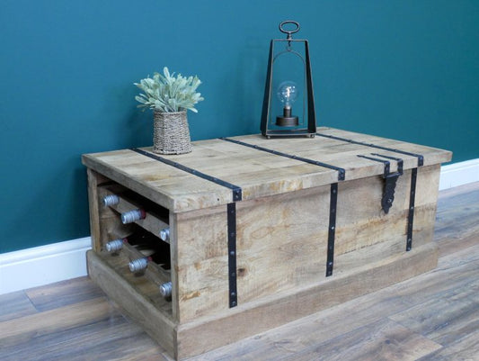 Trunk With Wine Bottle Storage