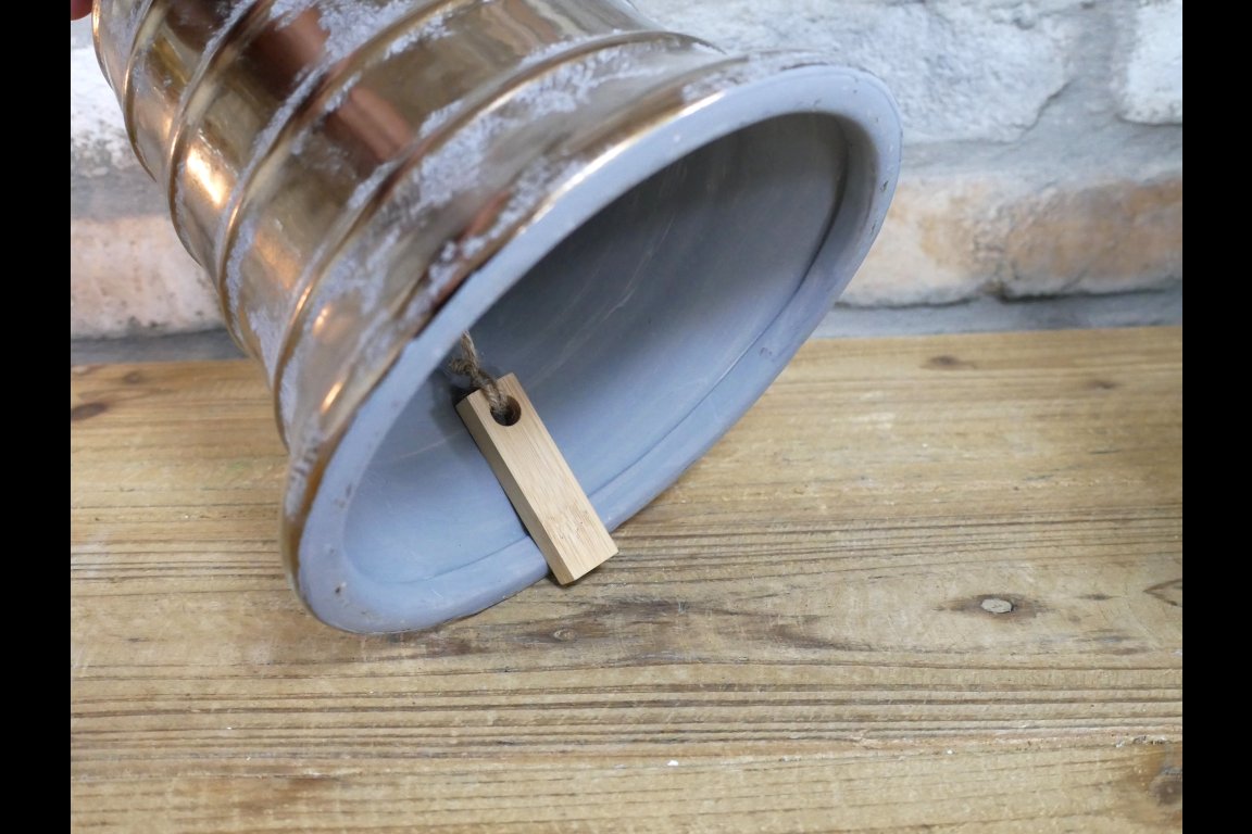 Gold Ceramic Bell - Large
