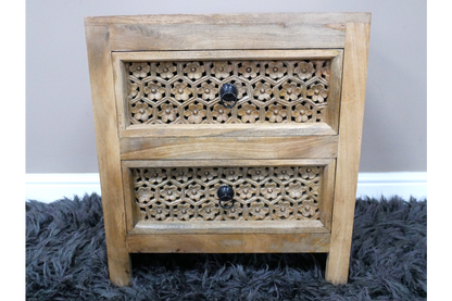 2 Drawer Bedside Cabinet