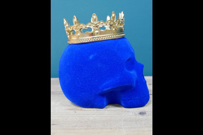 Blue Skull With Crown