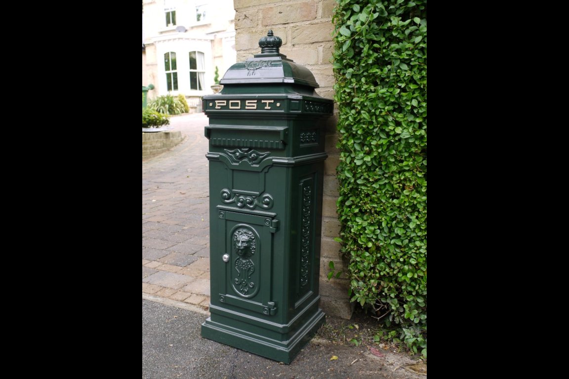 Aluminium Mail Box Green