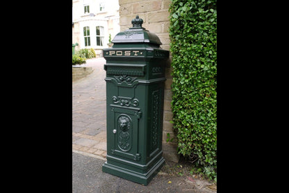 Aluminium Mail Box Green
