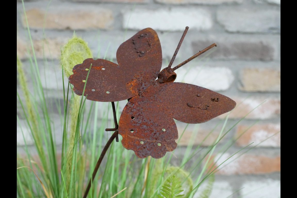 Rusty Butterfly Stake