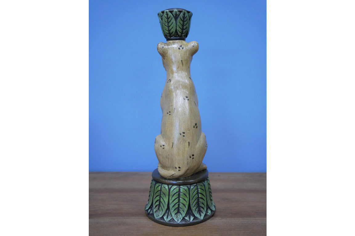 Leopard Candle Holder