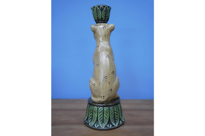 Leopard Candle Holder