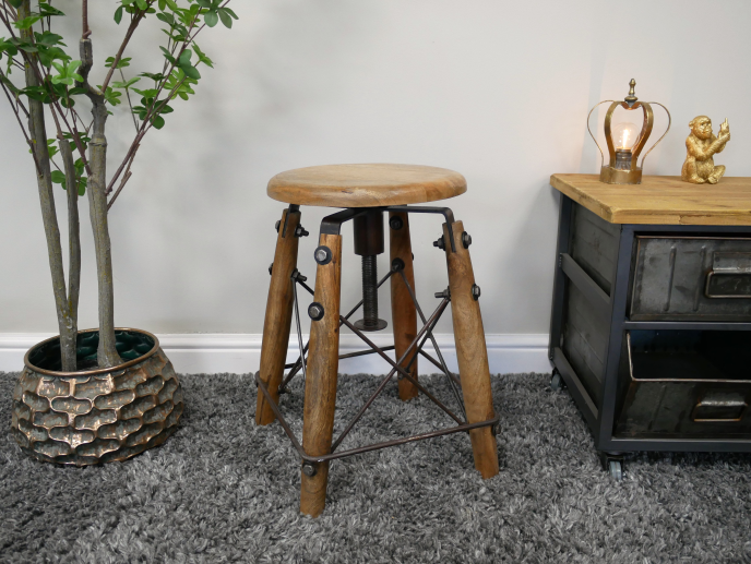 Adjustable Industrial Stool