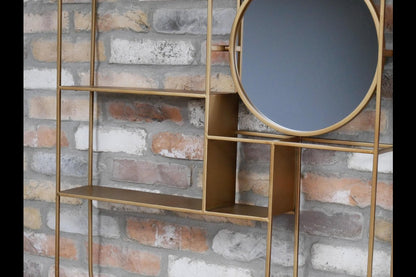 Wall Unit With Mirror