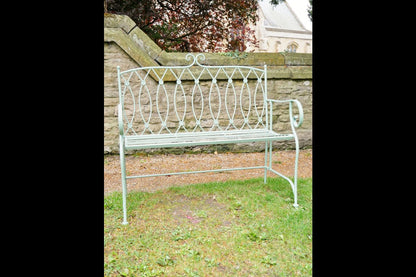 Pistachio Button Bench