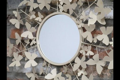 Butterfly Mirror - Cream