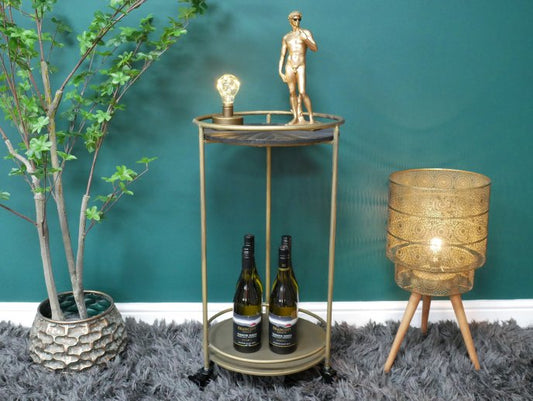 Side Table On Wheels