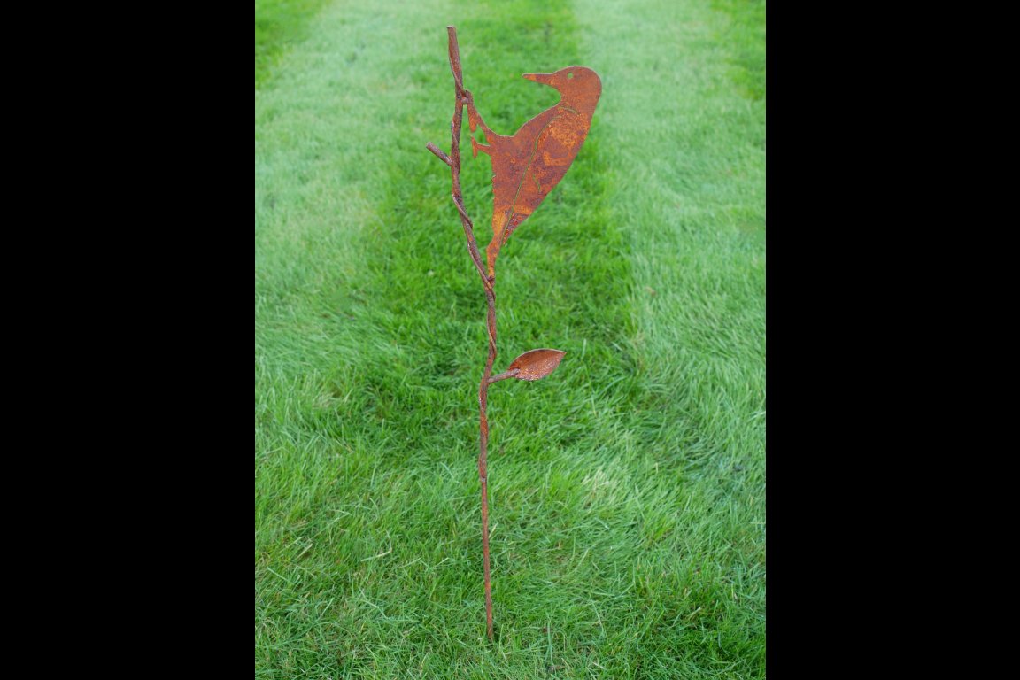 Rusty Bird Stake