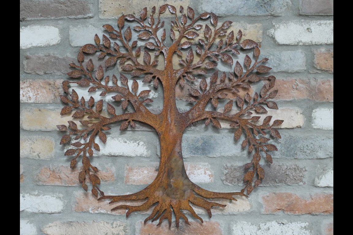 Rusty Tree Wall Decoration