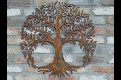 Rusty Tree Wall Decoration