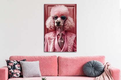 Pink Dog Wall Art*