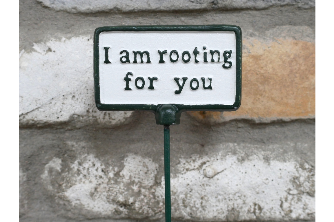 Plant Sign - Rooting For You