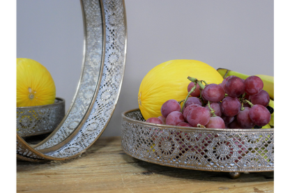 Set Of 3 Mirrored Trays