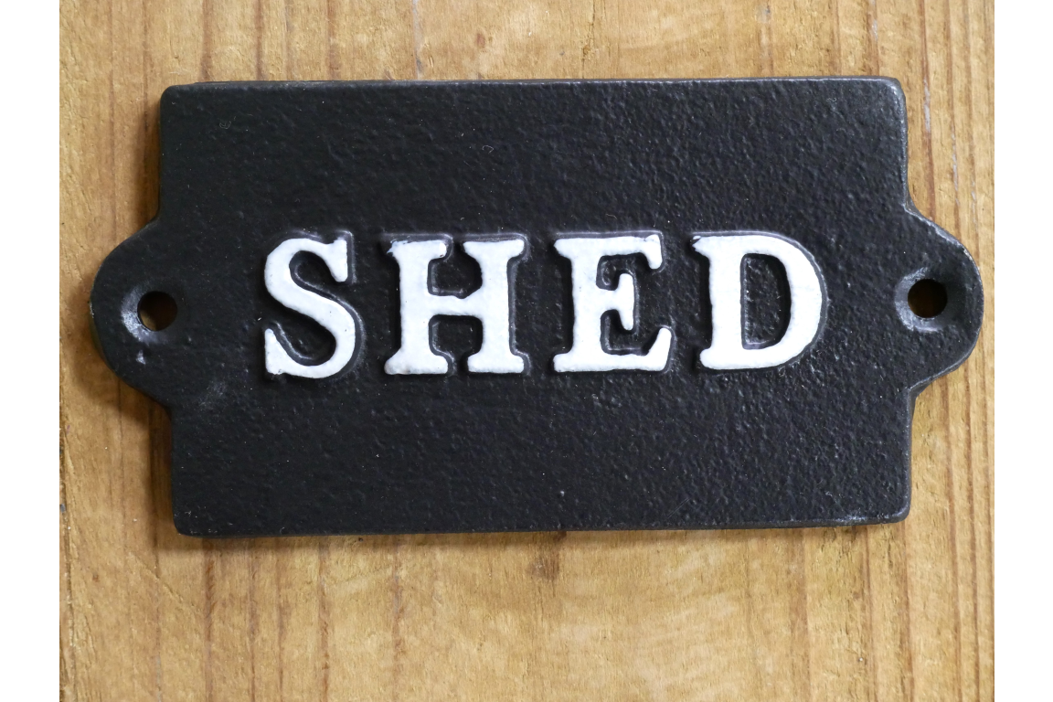Sign - Shed