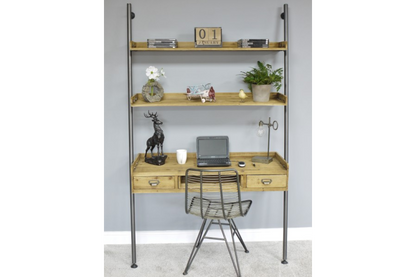 Desk With Shelves