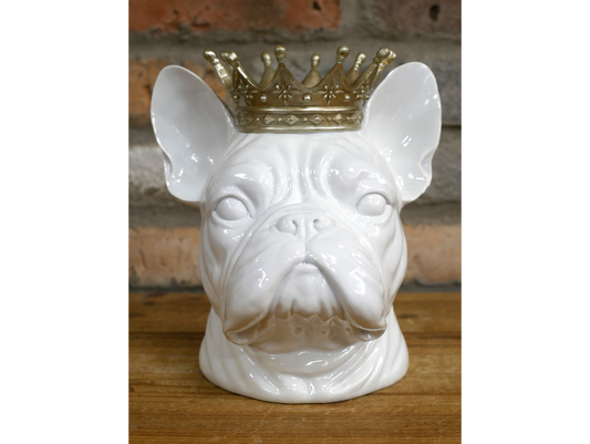 Frenchie With Crown