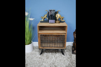 Industrial Bedside Cabinet