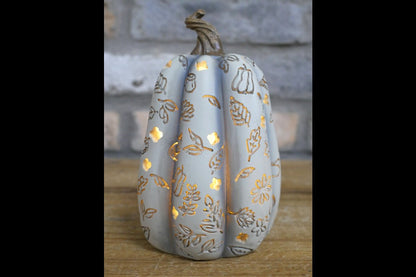 Set Of 3 Light Up Pumpkins