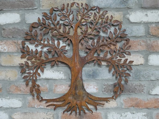 Rusty Tree Wall Decoration