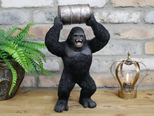 Gorilla With Oil Drum