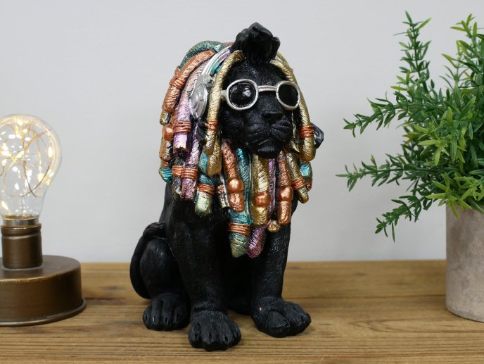 Dreadlocks Lion - Black