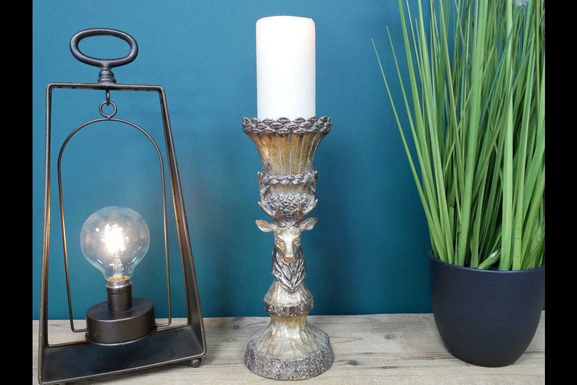 Stag Candle Holder