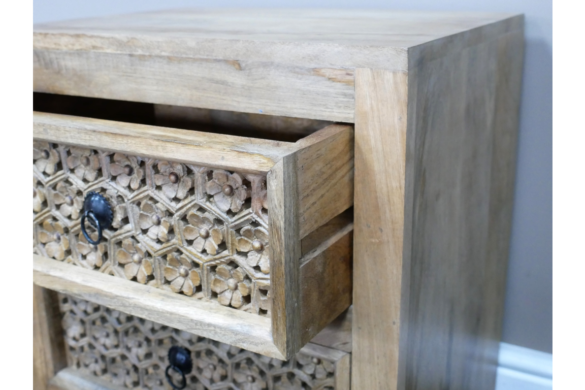 2 Drawer Bedside Cabinet