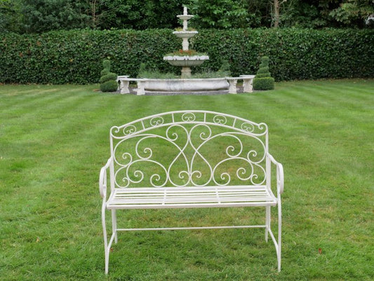 Antique Cream Bench