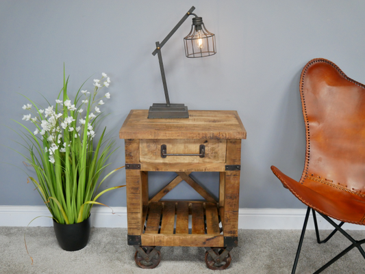 Industrial Bedside Cabinet