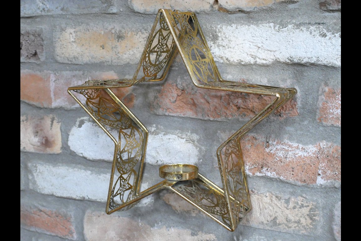 Star Wall Candle Holder
