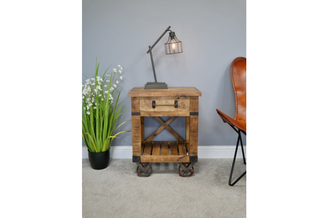 Industrial Bedside Cabinet