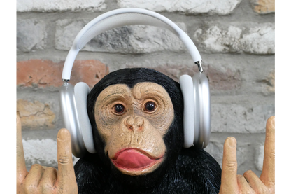 Rock n Roll Monkey Headphone Holder