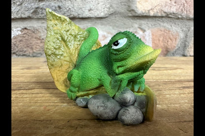 Lizard On A Leaf