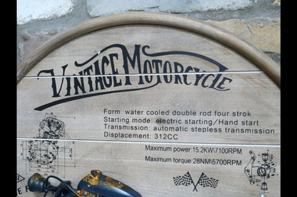 Motorbike Clock