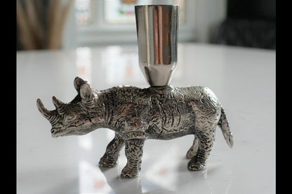 Rhino Candle Holder