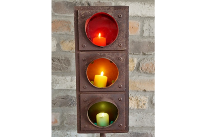 Traffic Light Candle Holder