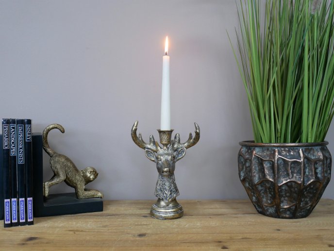 Stag Candle Holder